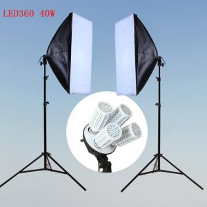 Cho thuê đèn Softbox 4 bóng LED360 40w quay phim chụp ảnh