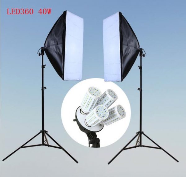Cho thuê đèn Softbox 4 bóng LED360 40w quay phim chụp ảnh